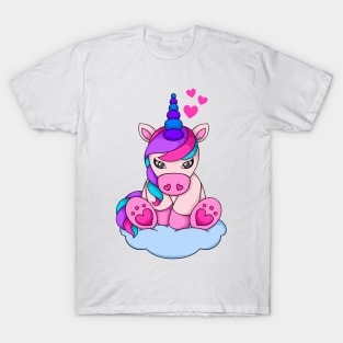 Unicorn on the cloud T-Shirt